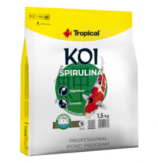 Tropical Koi Spirulina Pellet S 5 l 1,5 kg