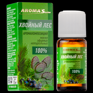 AROMASaules - 100% Éterický olej zmes IHLIČNATÝ LES 10ml