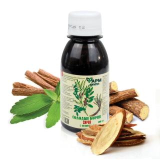 Bylinný Sirup Sladké drievko s vitamínom C na kašeľ 100 ml d.s:03.2025