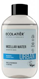 ECOLATIER Micelárna voda na odstraňovanie mejkapu MORUŠA a ALOE VERA 400 ml