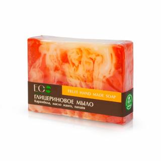 EO LAB Ovocné Glycerínové mydlo Ručná výroba - mango, papája, karambola 130g