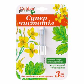 Golden Pharm SUPER ČISTOTEĽ - extrakt na bradavice 3 ml