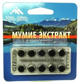 Mumio kirgizské 20 tbl x 0,2g