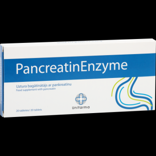 PancreatinEnzyme - komplex enzýmov 20 tbl