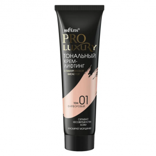 PROLUXURY Podkladový liftingový krém s kyselinou hyalurónovou TÓN 01 Porcelán 30ml