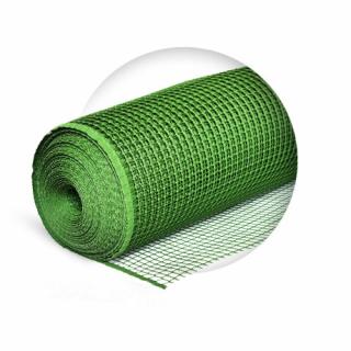 Plastové pletivo 0,8m x 25m, oko 15x15mm, zelené (UV odolná , 270g/m2)