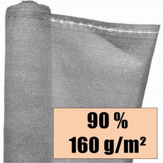 Tieniaca tkanina sivá 2,0x50m - 90% 160g/m2 (MEDIUMTEX)