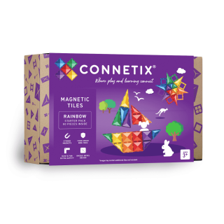 Connetix Rainbow Starter pack 60 dielikov