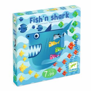Djeco Stolová hra: Fish´n shark (Žralok a rybičky), strategická