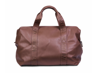 Prebaľovacia taška Mommy Bag Signature Vegan Leather Dark Brown