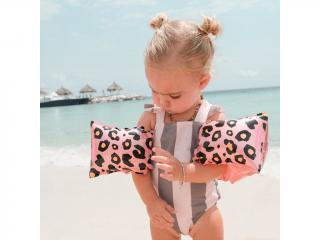 Swim Essentials Rukávniky Leopard ružový 0-2 roky