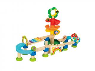 Tooky Toy Guľočková dráha Strom 44 ks