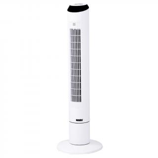 Elektrický ventilátor HECHT 3739 (Elektrický stĺpový otočný ventilátor s ionizátorom vzduchu. 3 rýchlosti ventilácie, 3 režimy ventilácie, príkon 60 W. Výška 99 cm.)