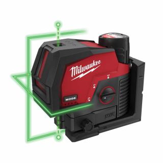 Aku krížový laser kombinovaný 3,0 Ah - Milwaukee M12 CLLP-301C