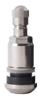 Bezdušové ventily TR, striebornej alebo čiernej, rôzne druhy, pre osobné autá - Ferdus Možnosť: Čierna farba. otvor na ráfik 11,5 mm. dĺžka 42 mm. 100 ks.