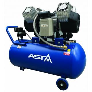 Bezolejový vzduchový kompresor štvorvalcový, 100 l, 230 V, typ Industry - ASTA