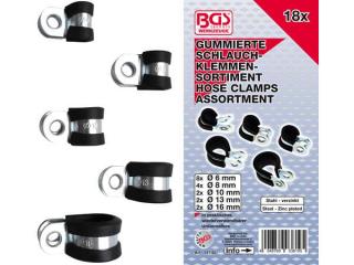 BGS Technic BGS 14145 Hadicové spony priemer 6 ÷ 16 mm (sada 18 dielov)