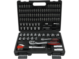 BGS Technic BGS 15120 Sada stopiek 1/4" + 1/2" Kraftmann 115 dielov (4 ÷ 24 mm)