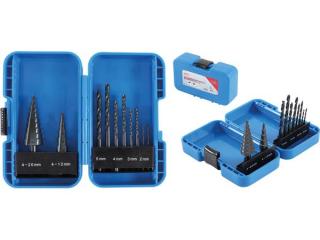 BGS Technic BGS 1686 Sada špirálových a kužeľových vrtákov HSS priemer 4 ÷ 12 / 4 ÷ 20 mm | 2 ÷