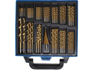 BGS Technic BGS 2009 Sada 119 špirálových a kužeľových vrtákov HSS, priemer 1 ÷ 10 mm, TiN