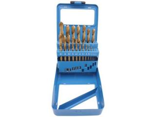 BGS Technic BGS 2013 Špirálové vrtáky HSS 1 ÷ 10 mm TiN. DIN 338. Sada 19 ks