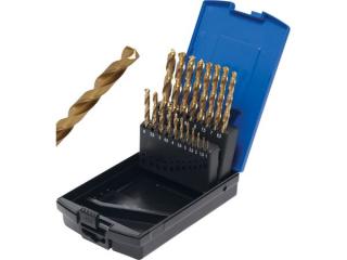 BGS Technic BGS 2040 Sada špirálových vrtákov HSS-G 1-10 mm s titánovým povrchom. 19 kusov
