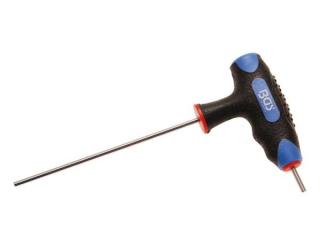 BGS Technic BGS 4010-2 Šesťhranný nástrčný kľúč (inbus) 2,5 mm s T-rukoväťou a bočným ostrím