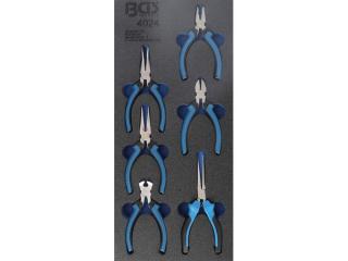BGS Technic BGS 4024 Sada presných klieští s pružinou "Mini". 6 kusov