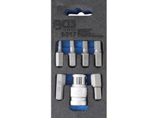 BGS Technic BGS 5017 Bity 3/8" šesťhran (inbus) 4 ÷ 12 mm Sada 7 kusov