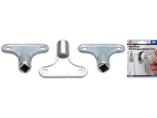 BGS Technic BGS 50505 Kľúče na odvzdušnenie ohrievača BGS1050505 Sada 3 dielov