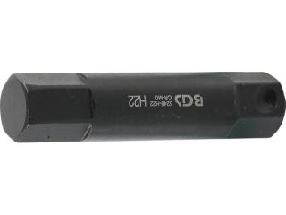 BGS Technic BGS 5246-H22 Šesťhranný bit 22 mm (pre Inbus) HEX 224 x 100 mm, dierovač