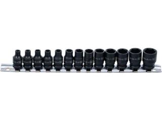 BGS Technic BGS 5296 Nástrčné hlavice 1/4" so šesťhranom 4 ÷ 14 mm, rázové (sada 13 ks)