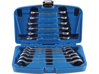 BGS Technic BGS 6541 Ráčnové kľúče 8-19 mm s prepínacou pákou. Sada 12 dielov