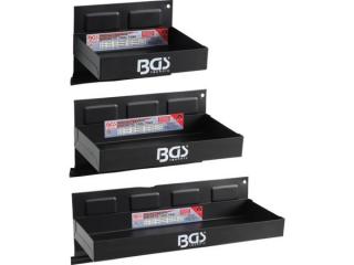 BGS Technic BGS 67150 Magnetické úložné police (sada 3 kusov)