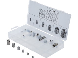 BGS Technic BGS 6844 Závitové vložky M3 ÷ M10, samorezné Sada 32 dielov