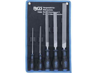 BGS Technic BGS 70098 Pilníky 150 ÷ 250 mm Sada 5 ks