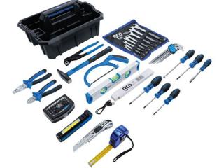 BGS Technic BGS 70224 Prenosný box na náradie - plastový vrátane náradia (66 dielov)