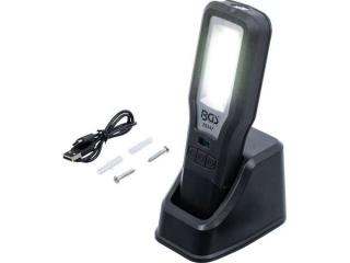 BGS Technic BGS 85347 Bezdrôtová pracovná lampa COB LED, skladacia, s nabíjacou stanicou (2,0 Ah)