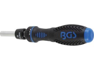 BGS Technic BGS 9150 Ráčna rukoväť pre 1/4" bity, prepínateľná