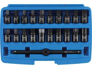 BGS Technic Nástrčné hlavice BGS 1014 Nástrčné hlavice 3/8" pre olejovú vaňu (sada 21 dielov)