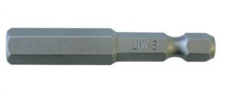 Bity Rázový kľúč, 1/4" rukoväť, dĺžka 50 mm, rôzne veľkosti - JONNESWAY Veľkosť: 3x50 mm