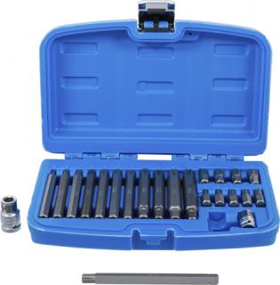 Bity RIBE 3/8", M5-M14, krátke a dlhé, sada 22 kusov - BGS 5013