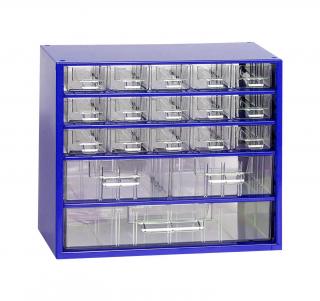 Box na náradie MINI - 15xA, 2xB, 1xC - MARS 6760 Farba: Červená