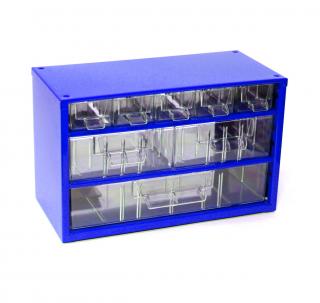 Box na náradie MINI - 5xA, 2xB, 1xC Mars 6733 Farba: Červená