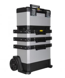 Box na náradie pojazdný, 2 zásuvky a 2 priehradky, 570 x 190 x 390 mm - STANLEY FatMax