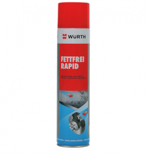 Čistič bŕzd, odmasťovač RAPID, 600 ml - Wurth