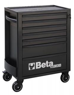 Dielenský vozík, 7 zásuviek, čierny - Beta Tools