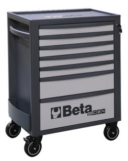 Dielenský vozík, 7 zásuviek, sivý - Beta Tools