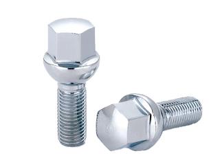 Diskové skrutky - guľa, rôzne rozmery, leštené a chrómované - Ferdus Možnosť: M12x1,5. guľa R13. dĺžka závitu 28 mm. šesťhran 17 mm