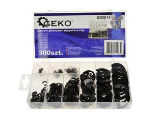 E-KLIP poistné krúžky - vonkajšie segmenty, 1,5-22 mm, 300 ks